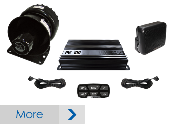 Intercom for armored vehicles sirens and PA 100watts