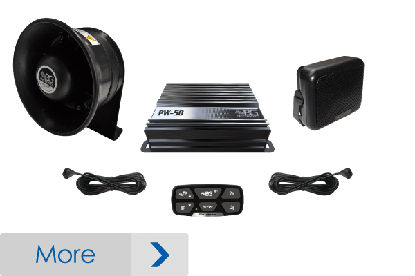 Intercom for armored vehicles sirens and PA 50watts