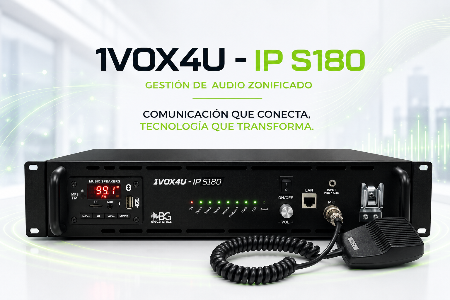 1VOX-4U | Modelo IP S180